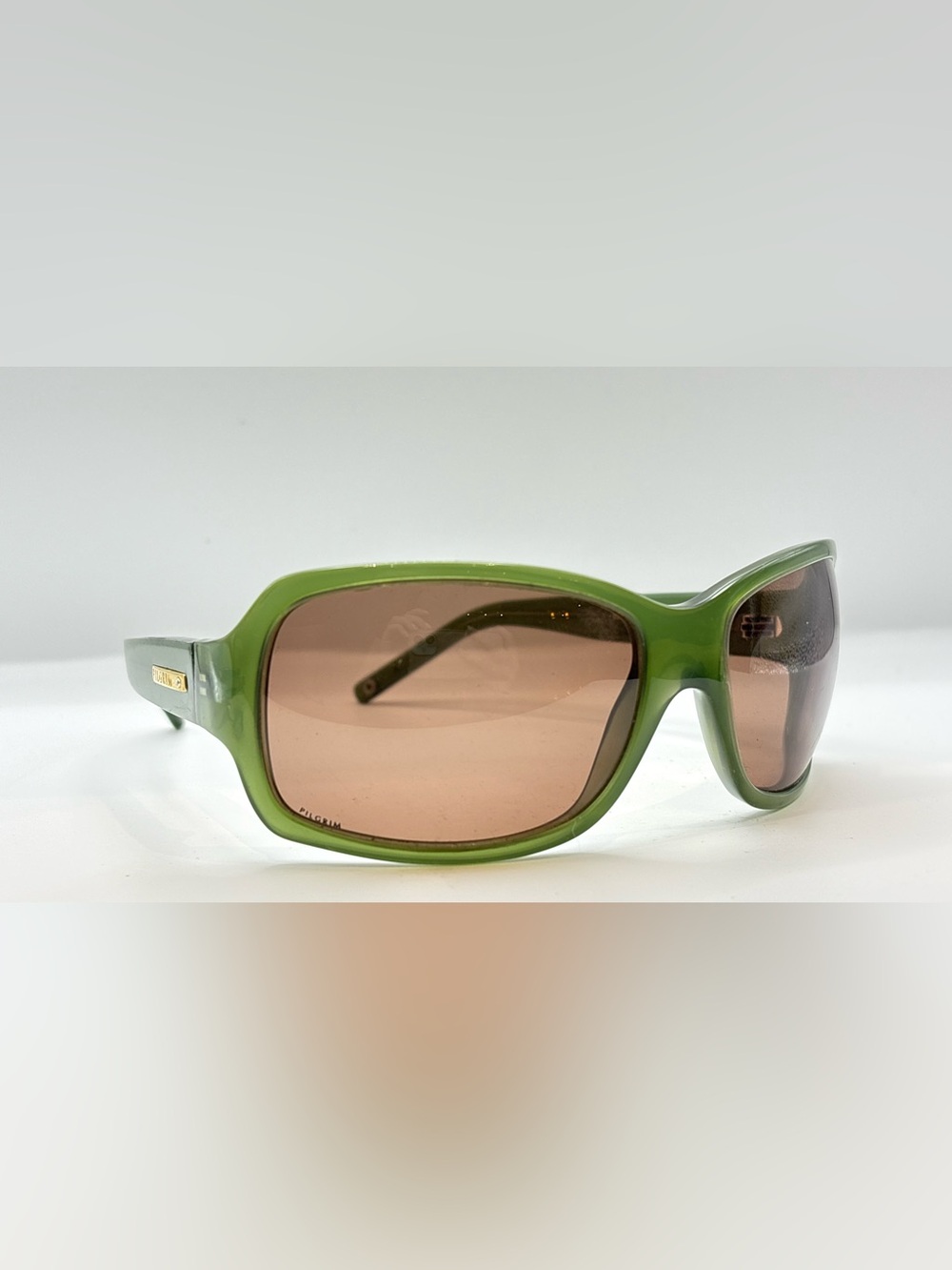 Pilgrim 825-400 Green Oval Sunglasses Frames Only